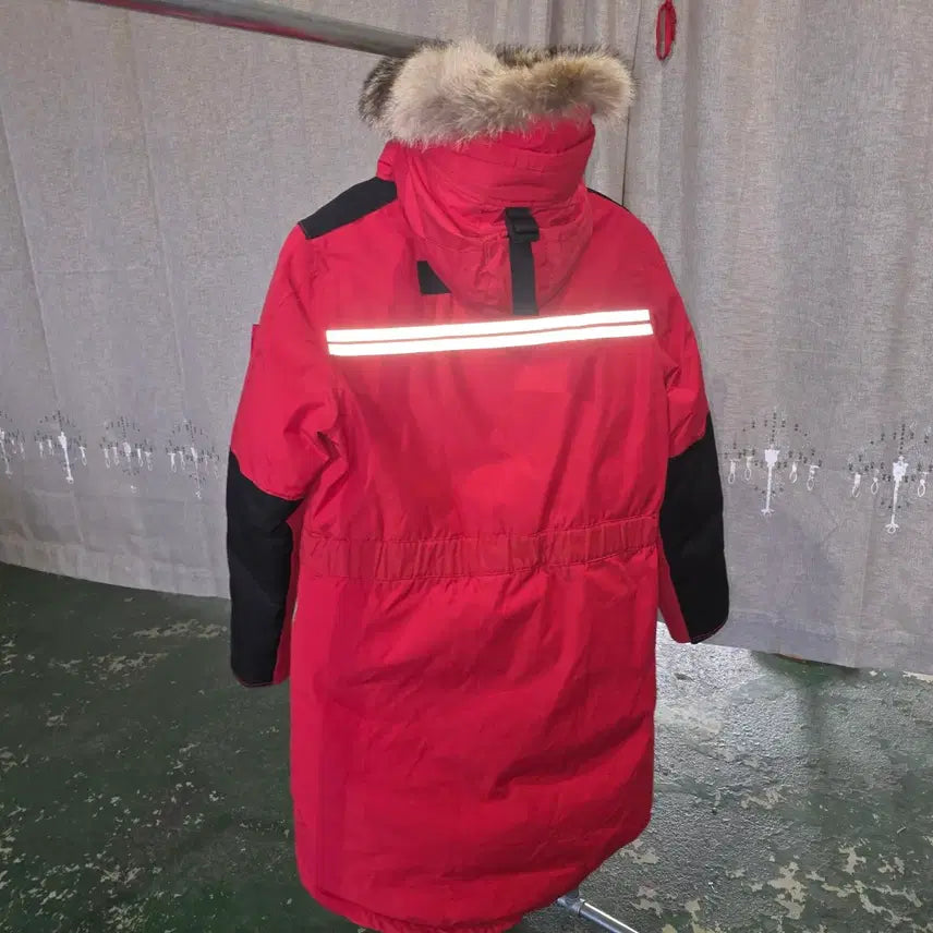 [BUNJANG] Vintage Canada Goose Red Padded Jacket / [무료배송] 빈티지 구제옷 캐나다구스 레드 패딩 점퍼