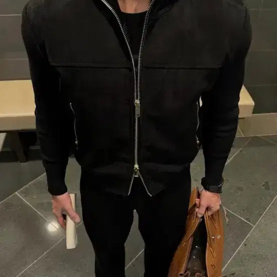 [BUNJANG] Raffinato Etoile Suede Jacket / (새상품)라피나토 에뚜알 스웨이드 자켓 52사이즈 팝니다.