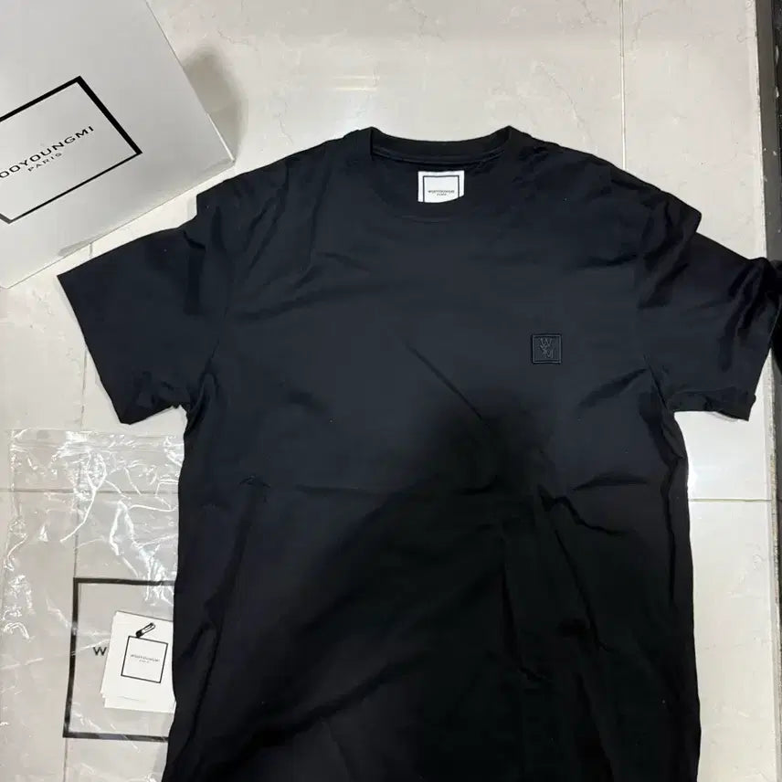 [BUNJANG] Wooyoungmi Flower Short Sleeve T-shirt / [당일출고,풀박스] 우영미 플라워 반팔 48사이즈