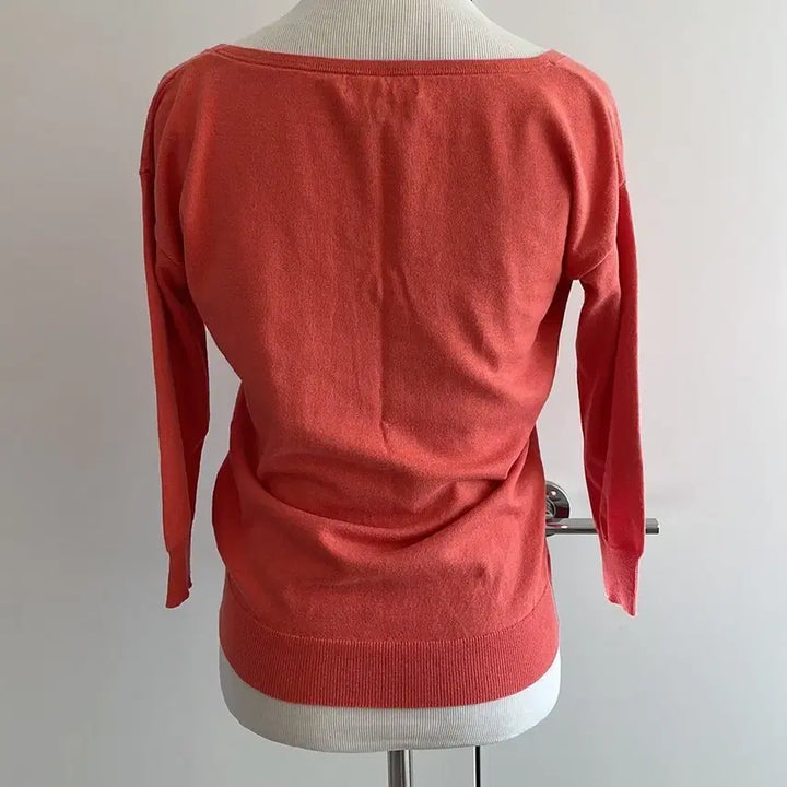 [BUNJANG] Banana Republic Silk Blend V-Neck Sweater / (XS) 바나나 리퍼블릭 실크 혼방 브이넥 스웨터 니트 / 바나나리퍼블릭