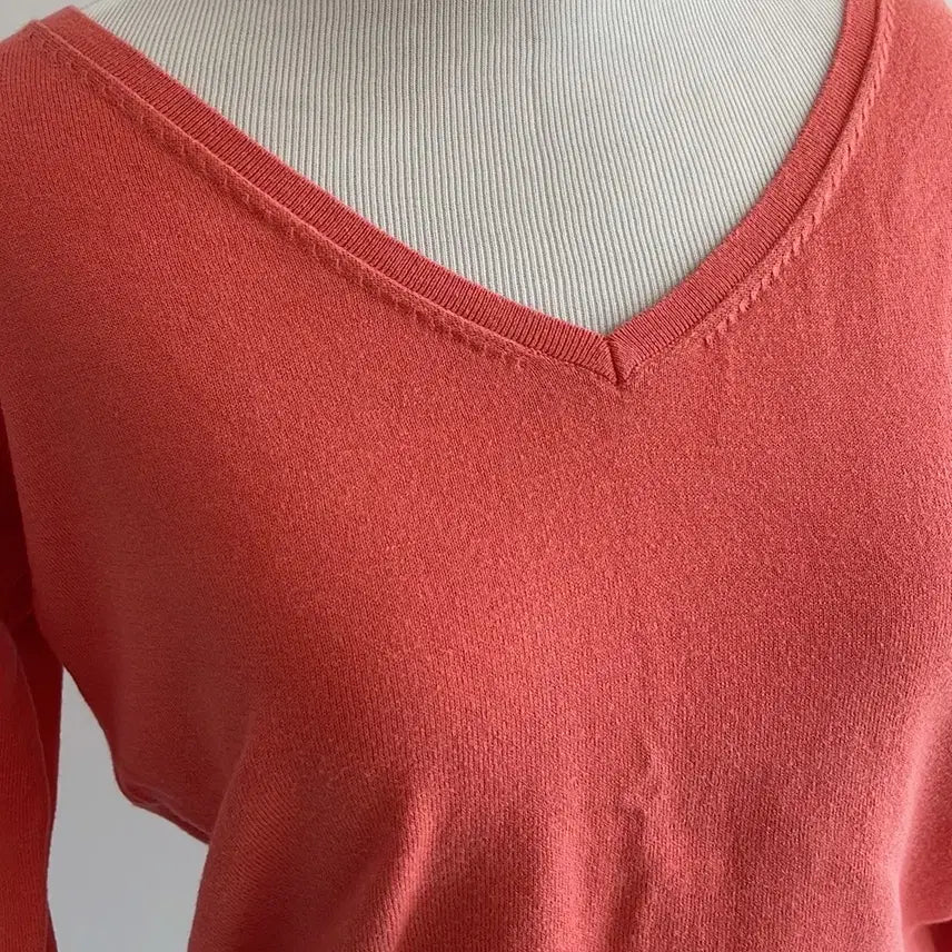 [BUNJANG] Banana Republic Silk Blend V-Neck Sweater / (XS) 바나나 리퍼블릭 실크 혼방 브이넥 스웨터 니트 / 바나나리퍼블릭
