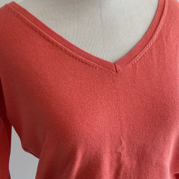 [BUNJANG] Banana Republic Silk Blend V-Neck Sweater / (XS) 바나나 리퍼블릭 실크 혼방 브이넥 스웨터 니트 / 바나나리퍼블릭