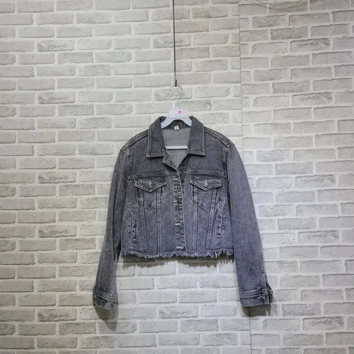[BUNJANG] Unbranded Cropped Denim Jacket (Size 55-66) / ㄹ253 크롭 청자켓 55-66