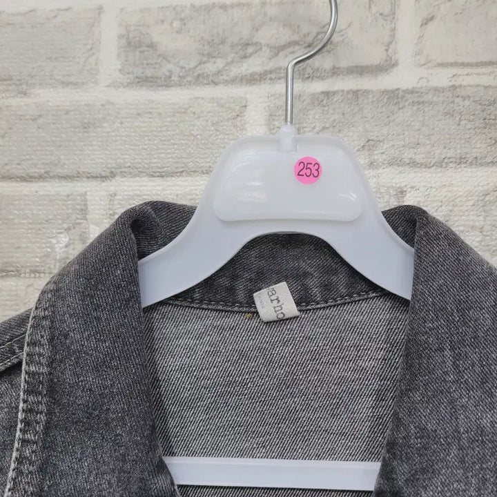 [BUNJANG] Unbranded Cropped Denim Jacket (Size 55-66) / ㄹ253 크롭 청자켓 55-66