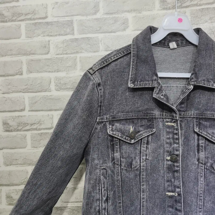 [BUNJANG] Unbranded Cropped Denim Jacket (Size 55-66) / ㄹ253 크롭 청자켓 55-66