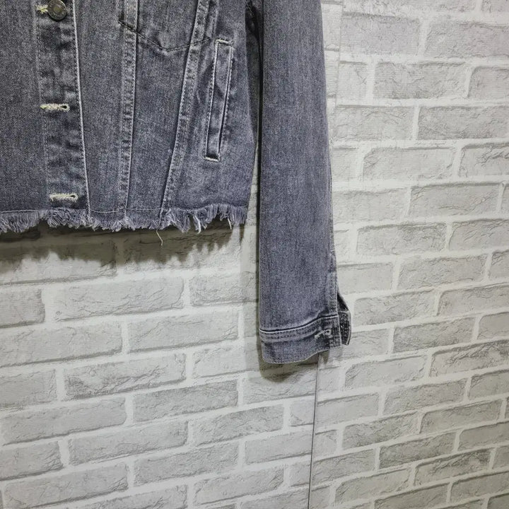 [BUNJANG] Unbranded Cropped Denim Jacket (Size 55-66) / ㄹ253 크롭 청자켓 55-66