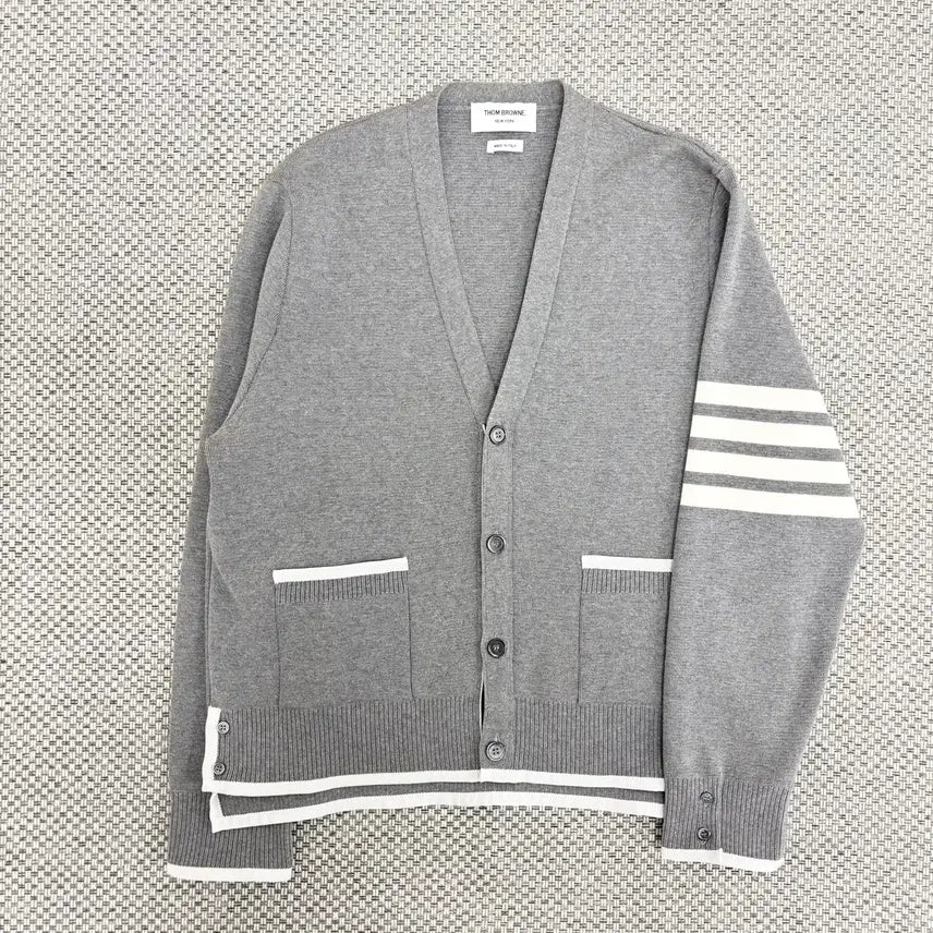 [BUNJANG] Thom Browne Milano Stitch Cardigan / [4]톰브라운 사선완장 밀라노스티치 가디건