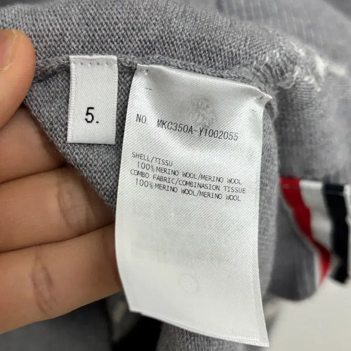 [BUNJANG] Thom Browne Cardigan / [5]톰브라운 배언 앤 살몬 울 가디건