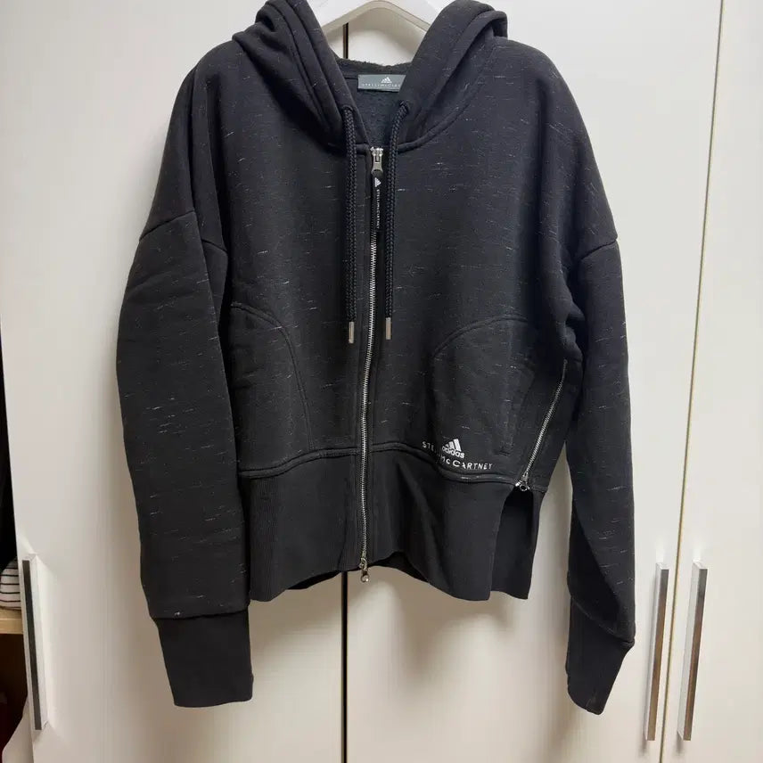 [BUNJANG] Adidas x Stella McCartney Hooded Zip-up Jacket / 아디다스 x 스텔라맥카트니 후드집업 블랙멜란지