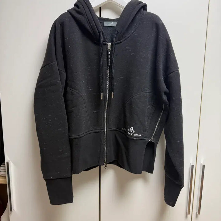 [BUNJANG] Adidas x Stella McCartney Hooded Zip-up Jacket / 아디다스 x 스텔라맥카트니 후드집업 블랙멜란지