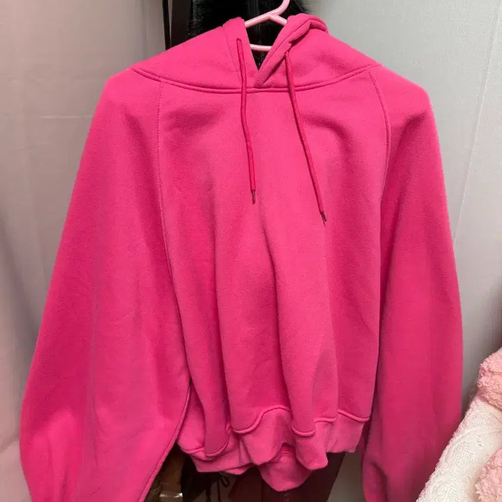 [BUNJANG] Hoodie / 쨍한핑크 후드티