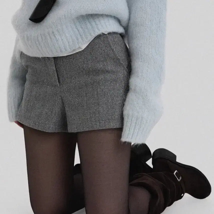 [BUNJANG] Autumn Wool Short Pants / 어텀 울 숏팬츠