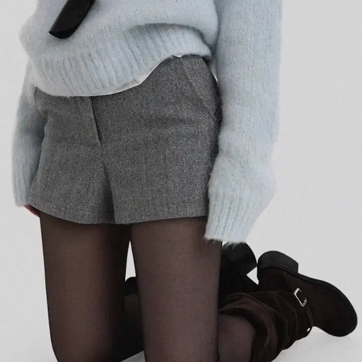 [BUNJANG] Autumn Wool Short Pants / 어텀 울 숏팬츠