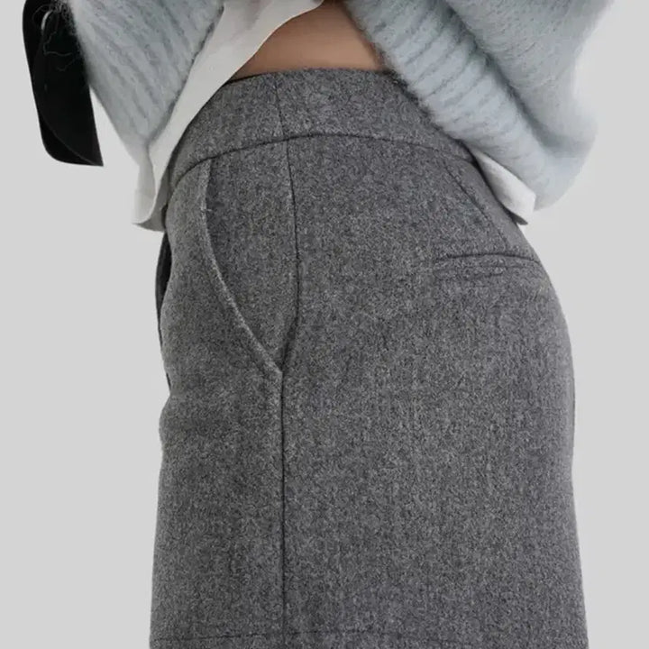 [BUNJANG] Autumn Wool Short Pants / 어텀 울 숏팬츠