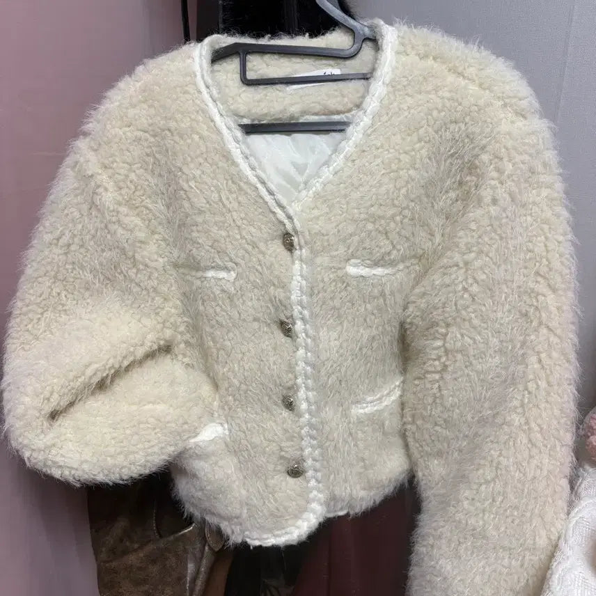 [BUNJANG] Fur Jacket / 털 자켓