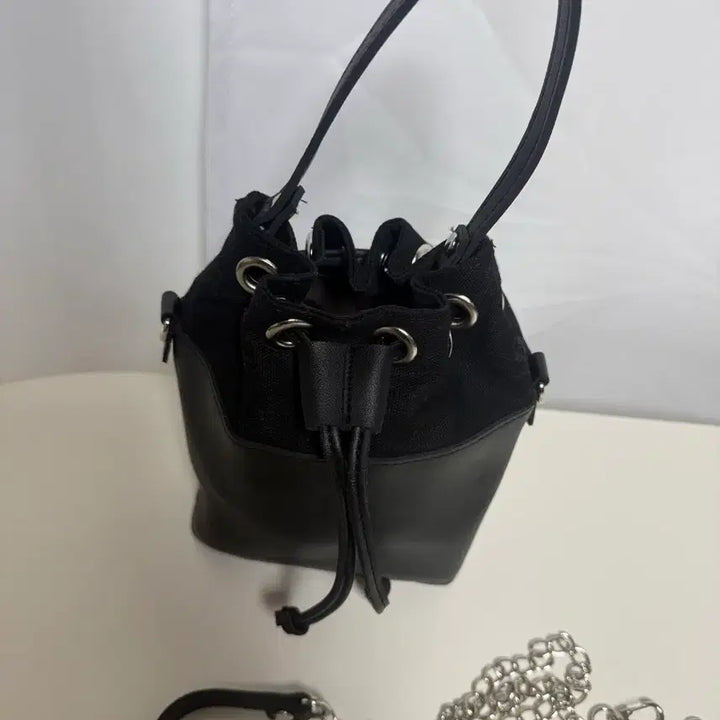 [BUNJANG] Purse with Chain Cross Strap / 복조리 가방 (체인크로스끈 포함)
