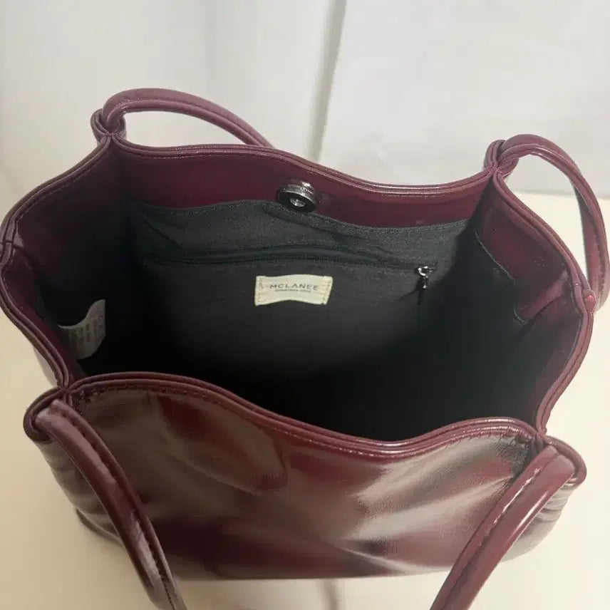 [BUNJANG] Macccleani Burgundy Shoulder Bag / 맥끌르니 버건디 숄더백