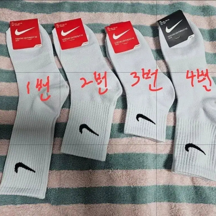 [BUNJANG] Nike Socks (10 Pairs) / 나이키 남,여 양말 10켤레
