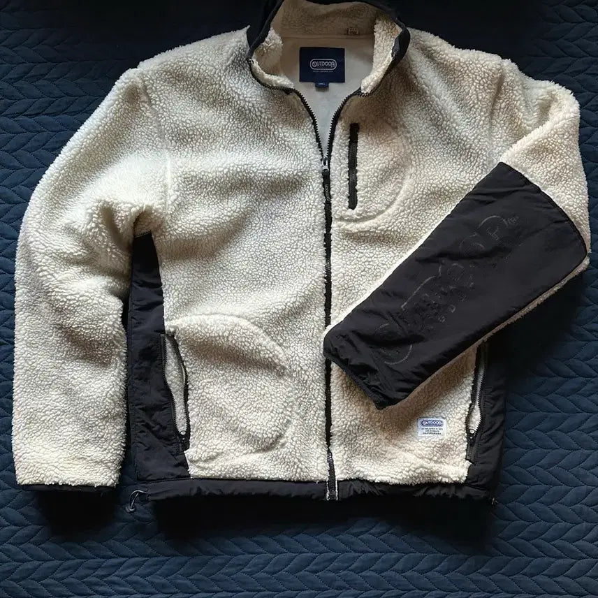 [BUNJANG] OUTDOOR PRODUCTS Fleece Jacket Ivory 100 / OUTDOOR PRODUCTS 후리스 자켓 아이보리 100