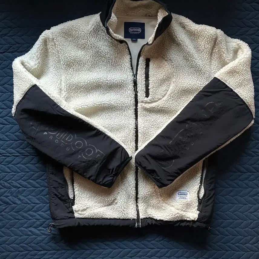 [BUNJANG] OUTDOOR PRODUCTS Fleece Jacket Ivory 100 / OUTDOOR PRODUCTS 후리스 자켓 아이보리 100
