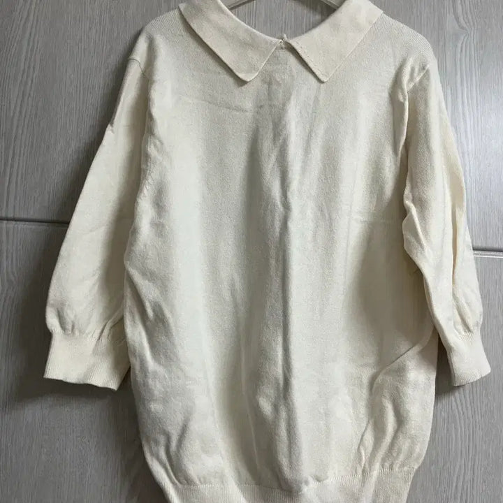 [BUNJANG] Georges Rech Ivory Collar T-Shirt Size 66 / georges rech 카라티