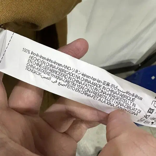 [BUNJANG] ZARA Linen Double Trench Coat Camel / [S] ZARA 린넨 더블 트렌치코트 카멜