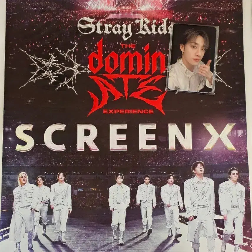 스트레이키즈 도미네이트  2주차 특전 포카 세트 양도 (포스터 증정)