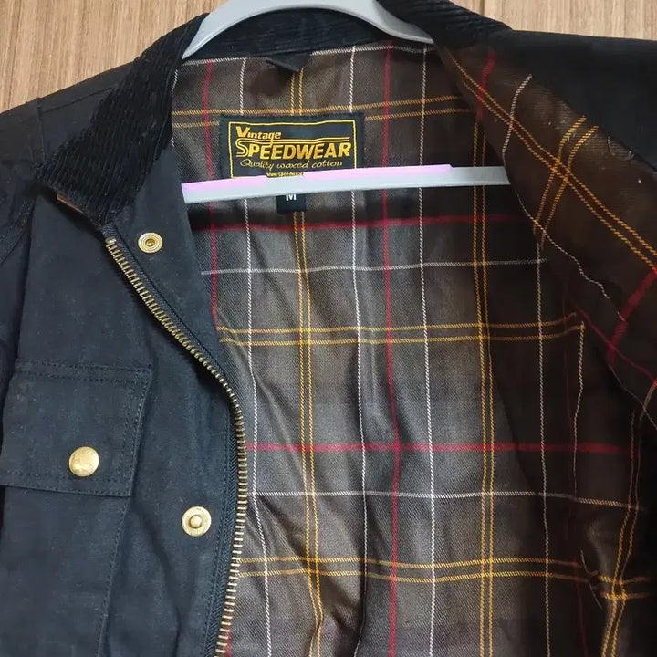 [BUNJANG] Speedwear Black Wax Jacket M / 영국스피드웨어 블랙 왁스 자켓 M