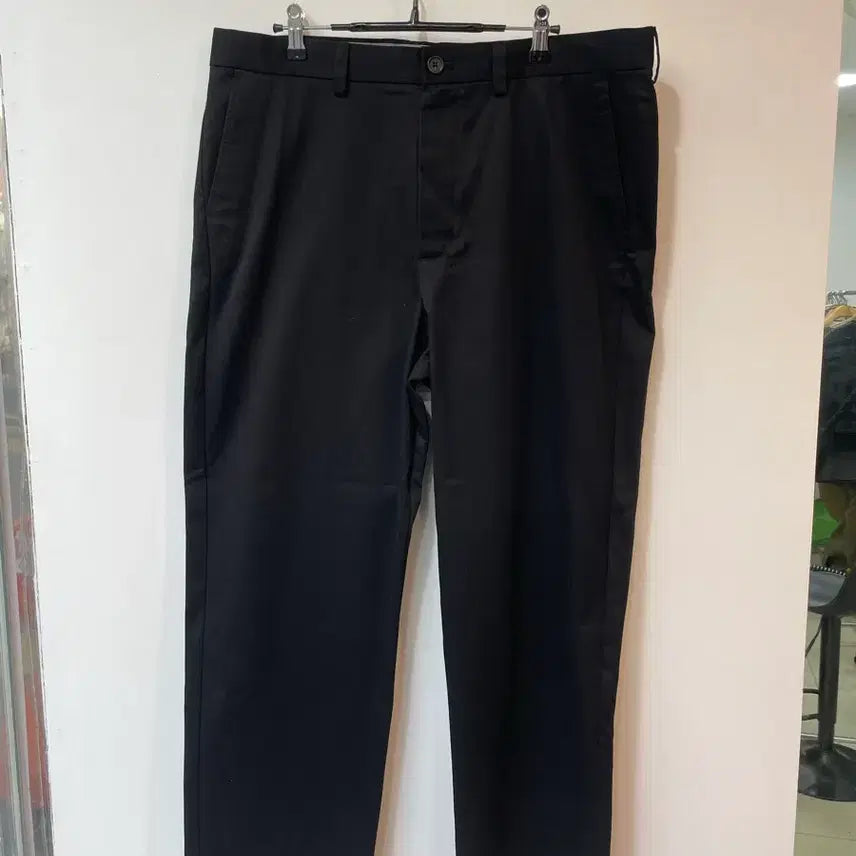 [BUNJANG] Node Storm Black Slacks / 노드스톰 검정 슬랙스