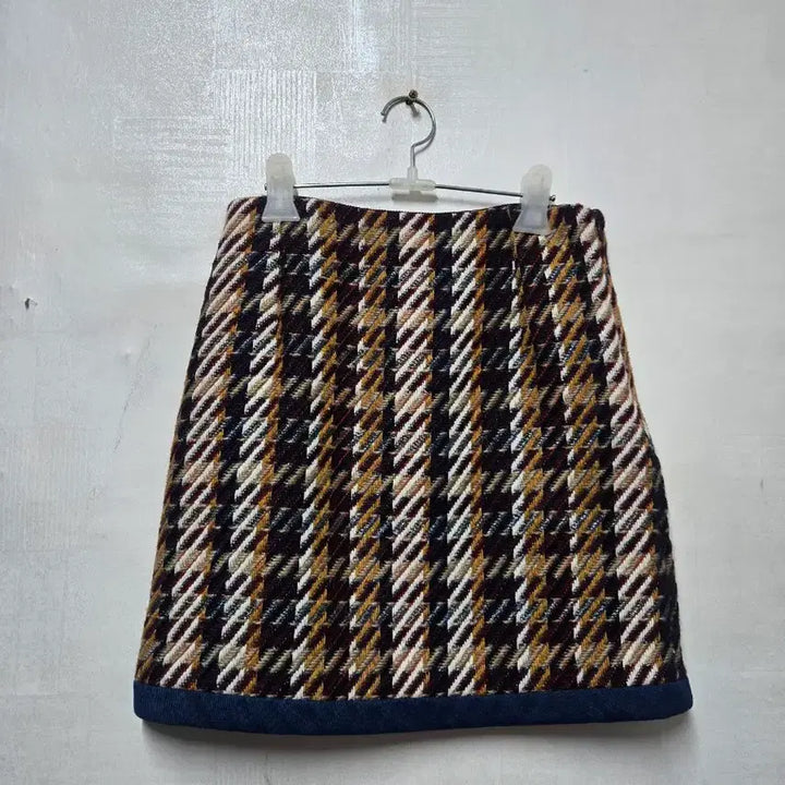 [BUNJANG] Sandro Tweed Skirt - Size 1 / 산드로 체크 트위드 스커트 1사이즈