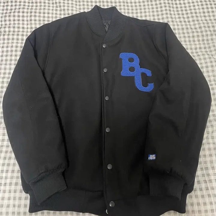 [BUNJANG] Bassecream No Boundary Varsity Jacket L / 베이스크림 노바운더리 바시티 자켓 L