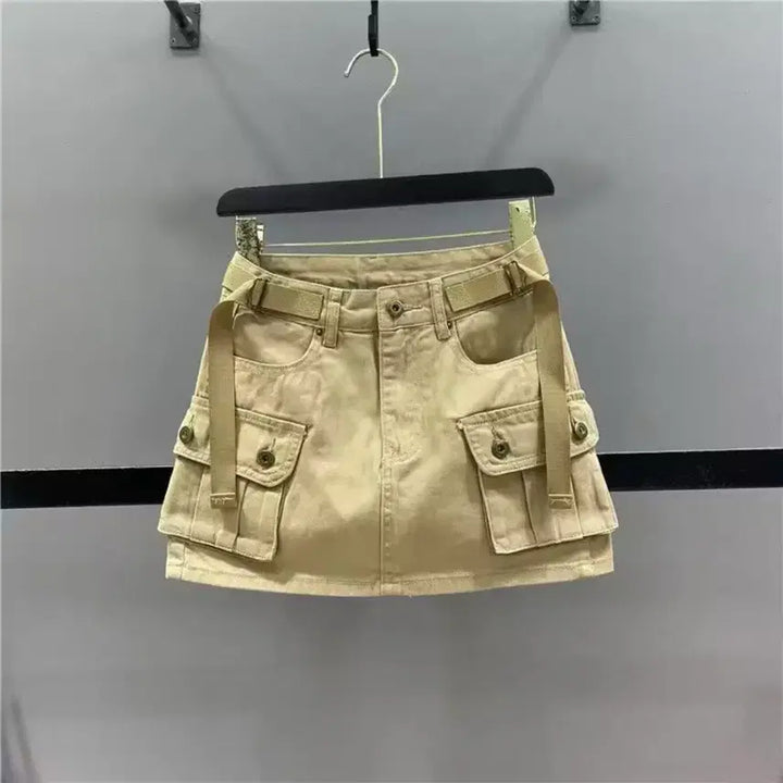 [BUNJANG] White Mini Skirt - Casual Vintage Date Look / 화이트 미니스커트 / 데일리 캐주얼 유니크 빈티지 긱시크 데이트룩