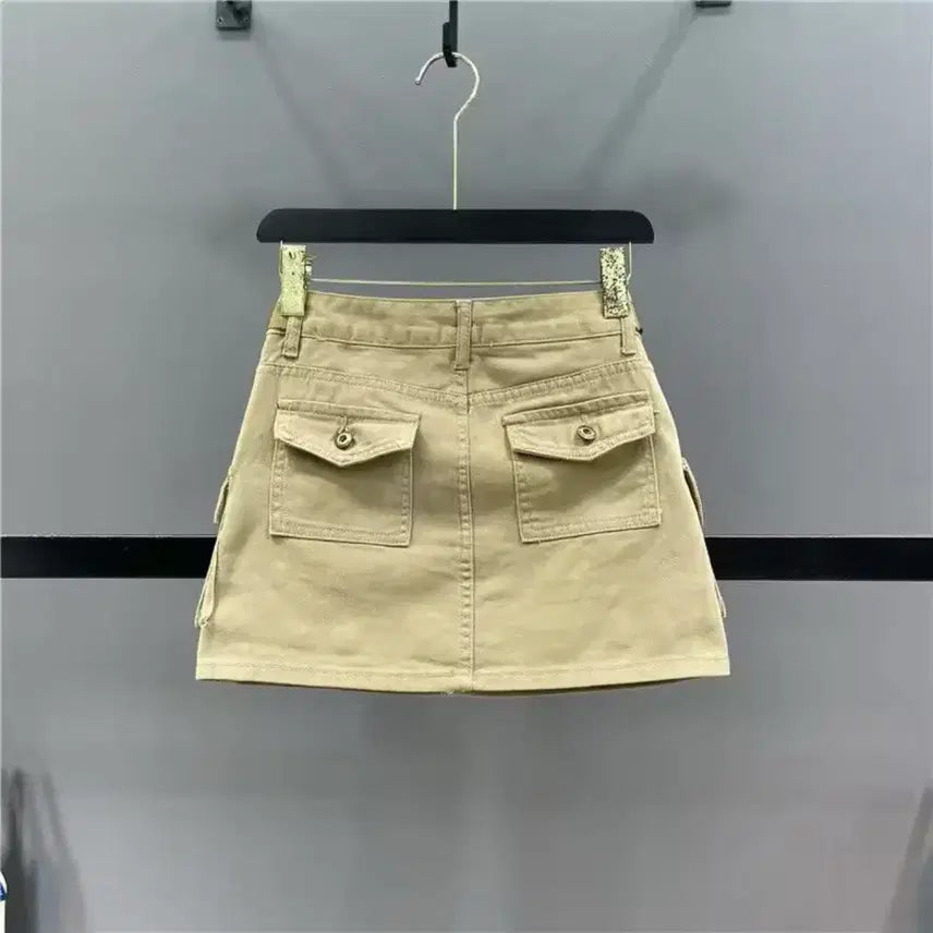 [BUNJANG] White Mini Skirt - Casual Vintage Date Look / 화이트 미니스커트 / 데일리 캐주얼 유니크 빈티지 긱시크 데이트룩
