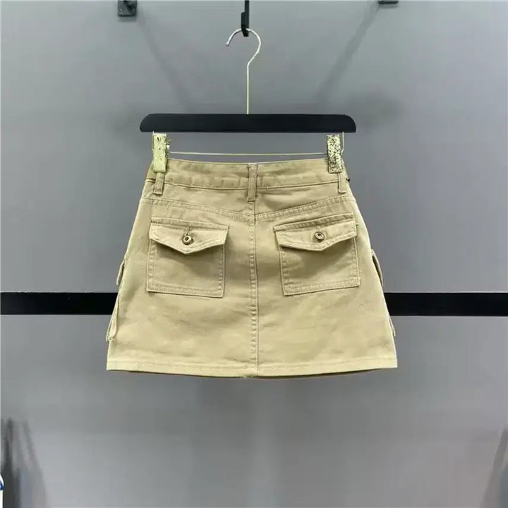 [BUNJANG] White Mini Skirt - Casual Vintage Date Look / 화이트 미니스커트 / 데일리 캐주얼 유니크 빈티지 긱시크 데이트룩