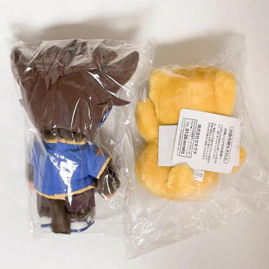 [BUNJANG] Digimon Taichi Agumon Monchhichi Plush Set / 몬치치 디지몬 타이치 태일이 아구몬 베비치치 누이 인형 세트