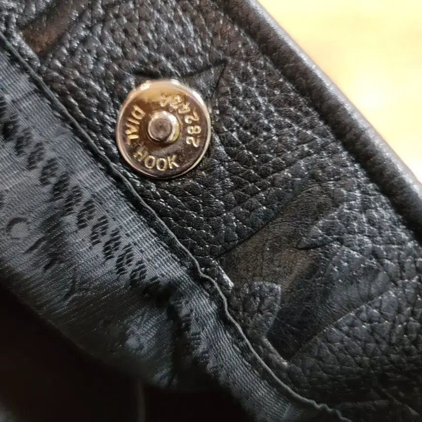 [BUNJANG] Metro City Black Leather Shoulder Bag / 메트로시티 블랙 가죽 솔더백 (정품)