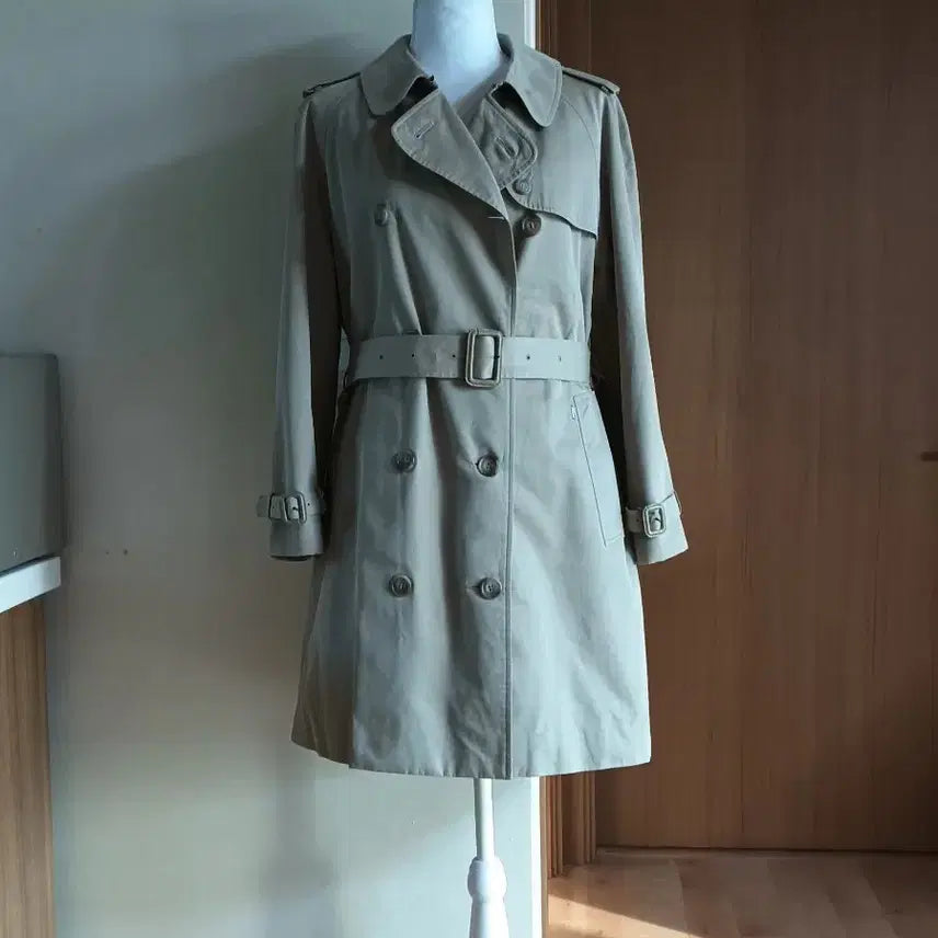 [BUNJANG] Daks Trench Coat (66-77) - Spring/Autumn/Winter / 닥스)66반~77 이중안감 트렌치코트 봄.가을.겨울용