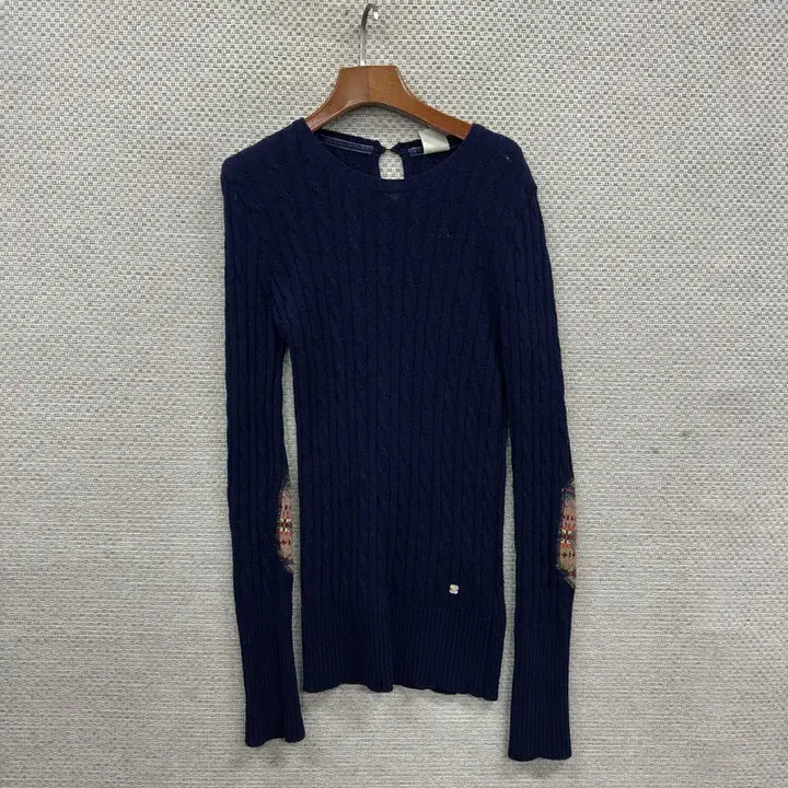 [SOLD OUT] 후아유 암패치 울 꽈배기 니트 S M11814