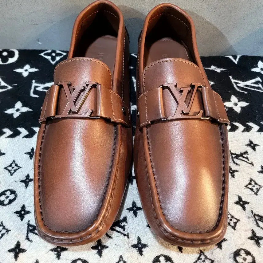 [BUNJANG] Louis Vuitton Monte Carlo Leather Driving Shoes / (새상품) 정품 루이비통 몬테카를로 플랫 가죽 모카신 드라이빙슈즈