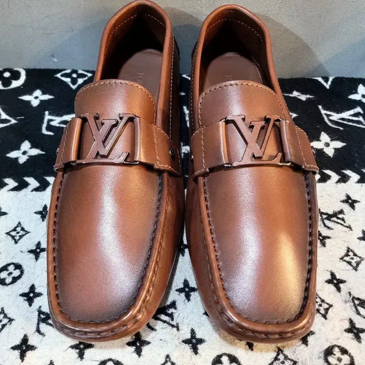 [BUNJANG] Louis Vuitton Monte Carlo Leather Driving Shoes / (새상품) 정품 루이비통 몬테카를로 플랫 가죽 모카신 드라이빙슈즈
