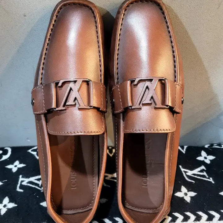 [BUNJANG] Louis Vuitton Monte Carlo Leather Driving Shoes / (새상품) 정품 루이비통 몬테카를로 플랫 가죽 모카신 드라이빙슈즈