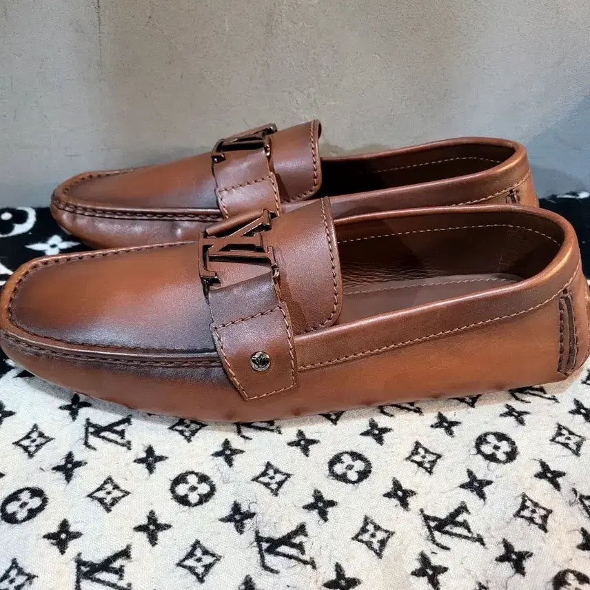 [BUNJANG] Louis Vuitton Monte Carlo Leather Driving Shoes / (새상품) 정품 루이비통 몬테카를로 플랫 가죽 모카신 드라이빙슈즈