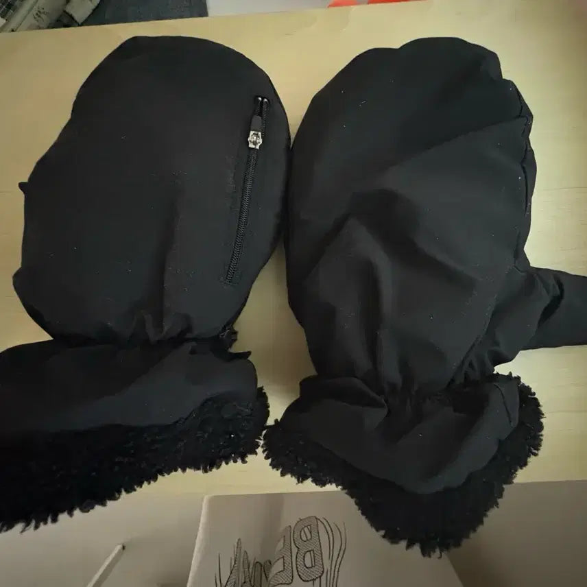 [BUNJANG] TheOpenProduct Mitten Gloves Black / 더오픈프로덕트 벙어리장갑 블랙