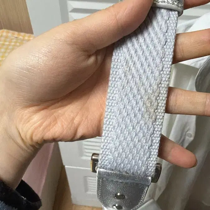 [BUNJANG] Charles & Keith Han So-hee Silver Chain Crossbody Bag / 찰스앤키스 실버 체인 크로스백 한소희