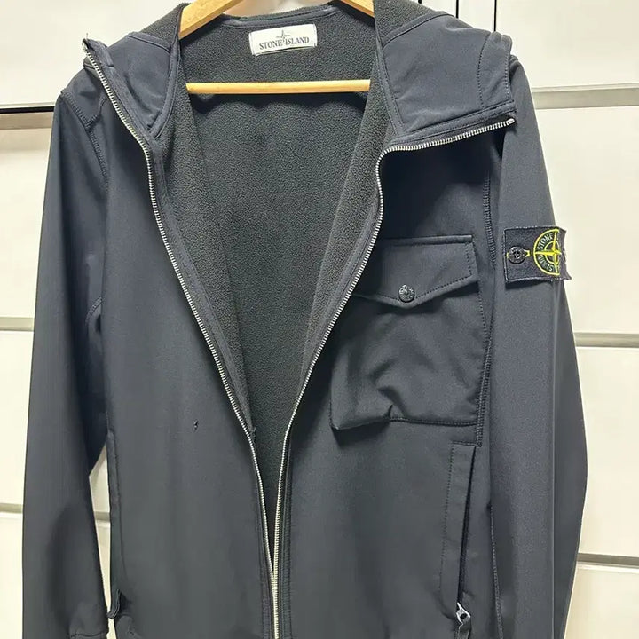 [BUNJANG] Stone Island Soft Shell Zip-Up / 스톤아일랜드 소프트쉘 집업