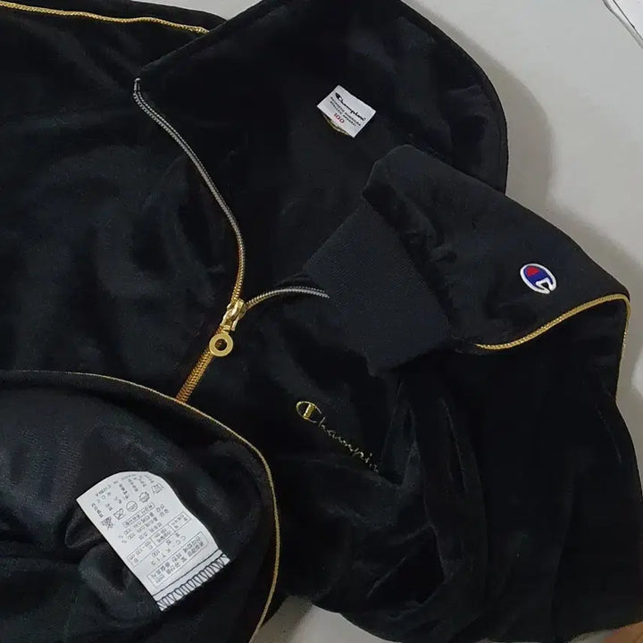 [BUNJANG] Champion Velvet Tracksuit Set Black / 세일)No.26021202 챔피온 벨벳 트레이닝복 세트 블랙