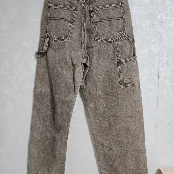 [BUNJANG] Zara Washed Carpenter Pocket Pants Brown / [29] 자라 워시드 카펜터 포켓 팬츠 브라운