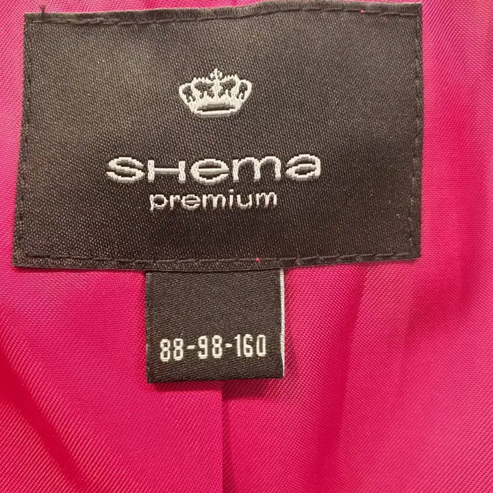 [BUNJANG] Shema Premium Wool Angora Jacket - Hot Pink - Size 66 / (앙고라40%) 쉐마 프리미엄 울 앙고라 자켓 / 핫핑크 / 66