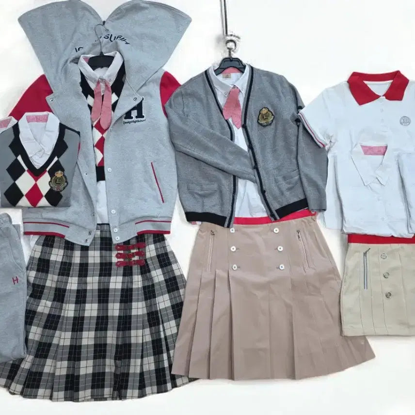 [BUNJANG] School Uniform Set (Hanlim Multi Art School) / 예쁜 여자교복 짧치교복 세트판매u44f(한림디고)