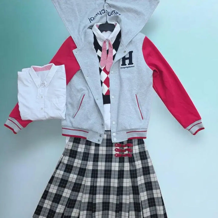 [BUNJANG] School Uniform Set (Hanlim Multi Art School) / 예쁜 여자교복 짧치교복 세트판매u44f(한림디고)